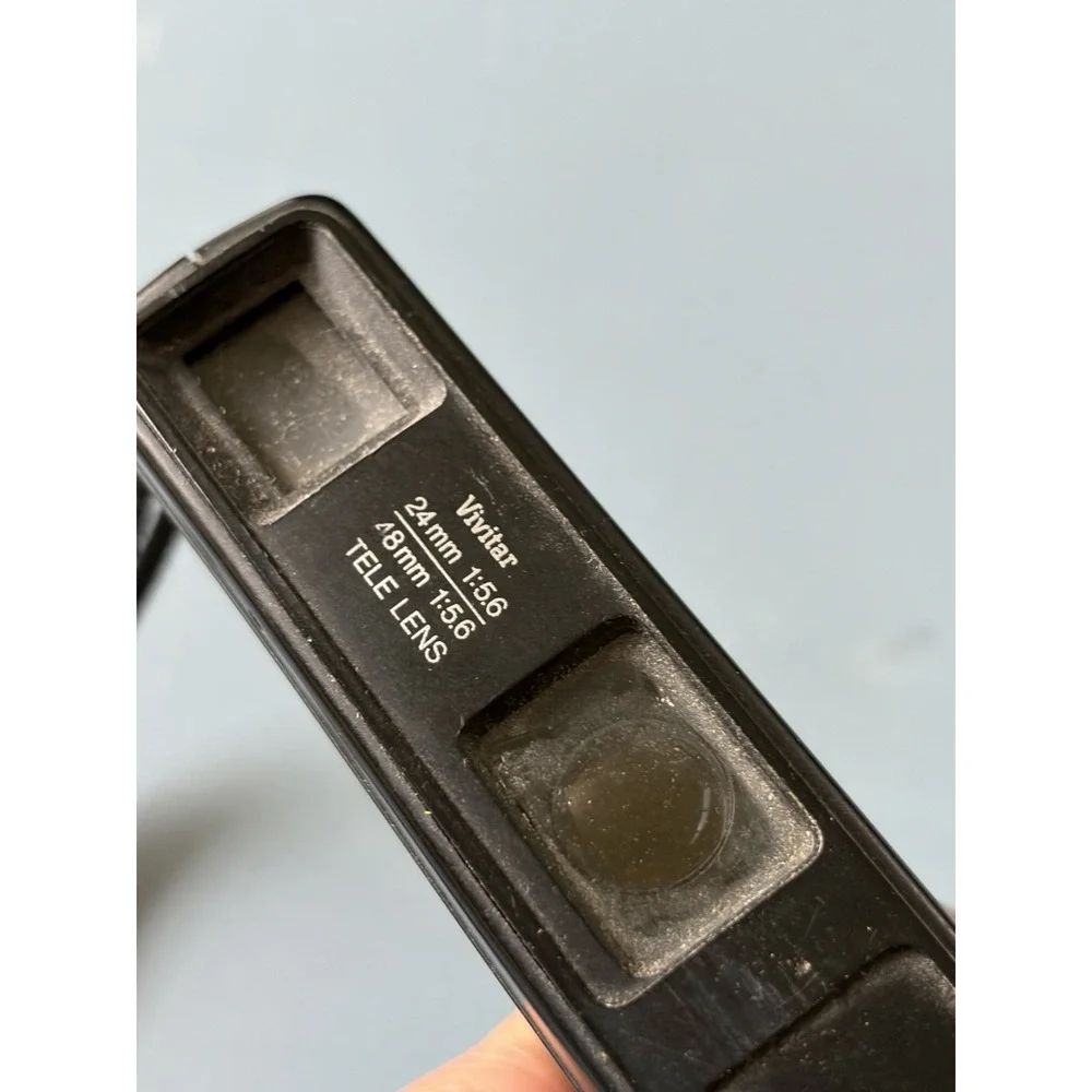 Vintage Vivitar Tele-835 AW Point and Shoot 110 Film Pocket Camera